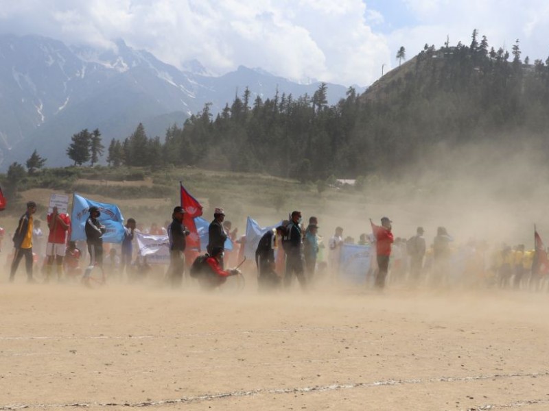 सिमकोटमा राष्ट्रपति रनिङ शिल्ड प्रतियोगिता सुुरु